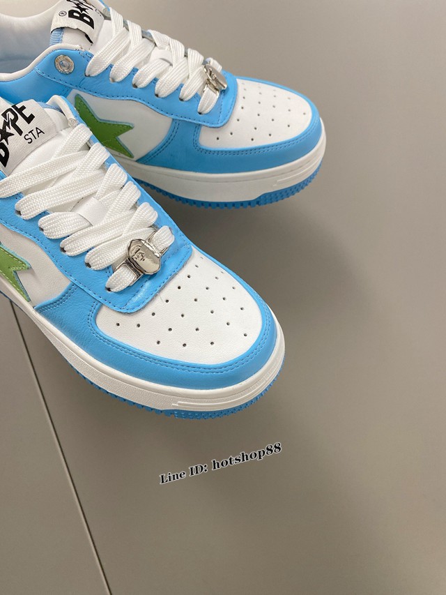 BAPE STA專櫃2022春夏全新明星同款滑板鞋情侶款運動板鞋 dx1786